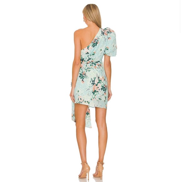 Elliatt esteem dress one shoulder flower print size medium - Picture 2 of 8